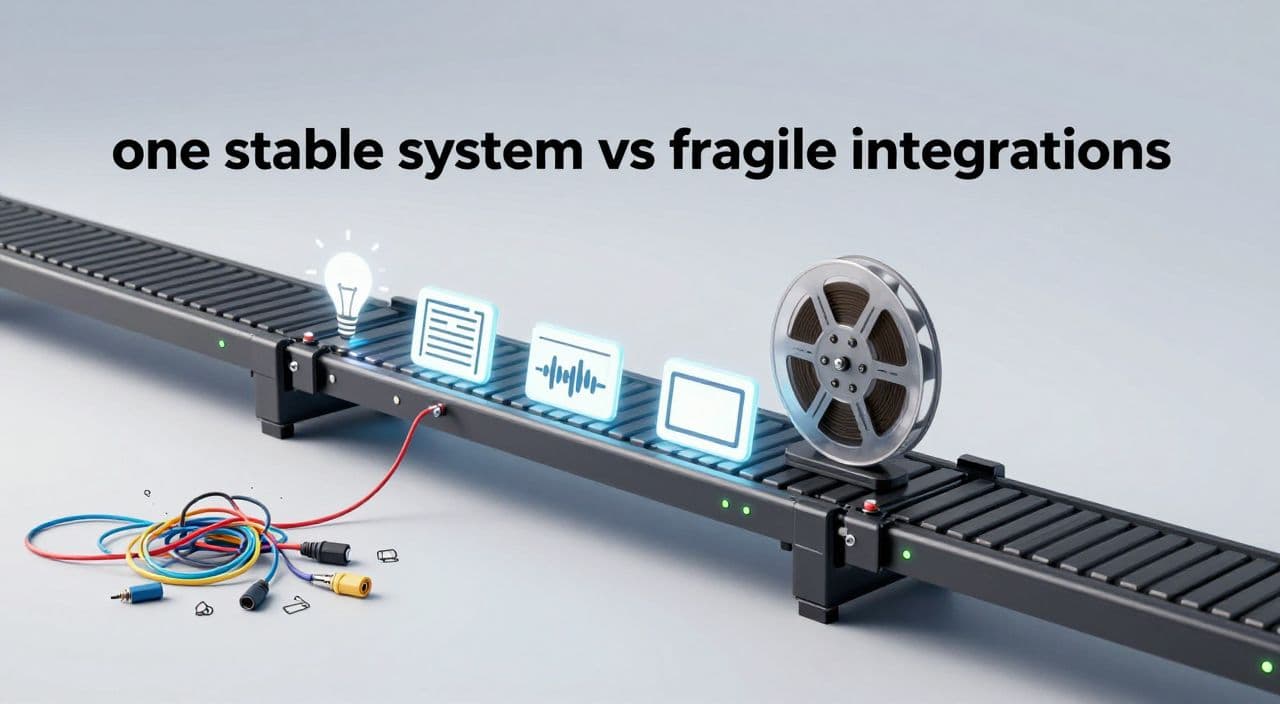 One-Click vs. Real Systems: How to Build a Sustainable Long-Form YouTube Automation Stack Without 15 Tools